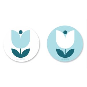 Coaster Tulipan Blå
