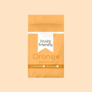 Oransje pulverfarge - Fruityfriendly
