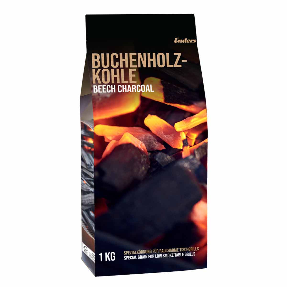 Bøketrekull Aurora for bordgrill 1 kg - Enders