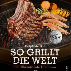Grillbok "Slik griller verden" 100 oppskrifter - Napoleon