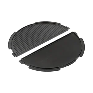 Grillplate støpejern halvrund for Large - Big Green Egg