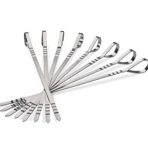 Grillspyd rustfritt stål 33,5 cm 8-delt sett - Napoleon