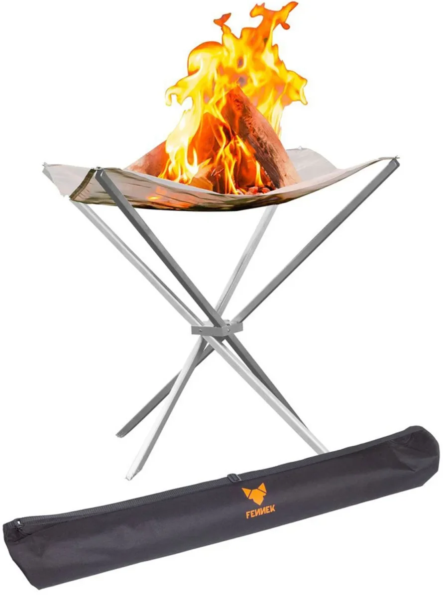 High Fire bålnett rustfritt stål 60x60 cm - Fennek