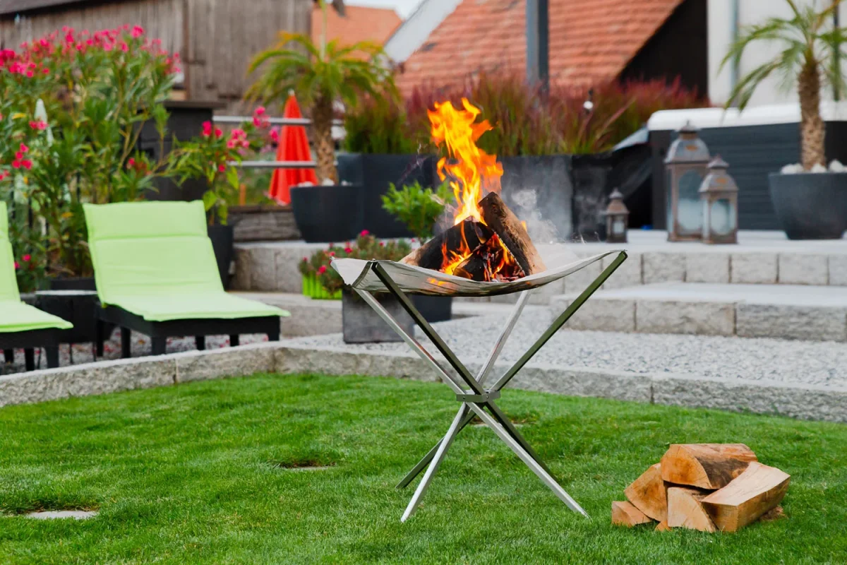 High Fire bålnett rustfritt stål 60x60 cm - Fennek - Image 3