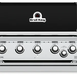 Innebygd grill Regal 570 Black 5 brennere bakbrenner - Broil King