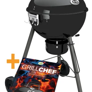 Kulegrill Chelsea 480 C svart inkl. grillbok - Outdoorchef