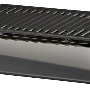 Kullgrill AURORA Mirror Black med E-FAN og LED-lys - Enders