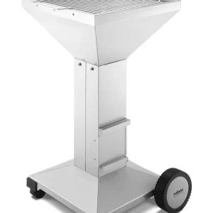 Kullgrill T3-F rustfritt stål 42x42 cm med hjul - Thüros