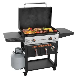 Plancha gassgrill 28" med Airfryer 2 brennere 73 cm - Blackstone