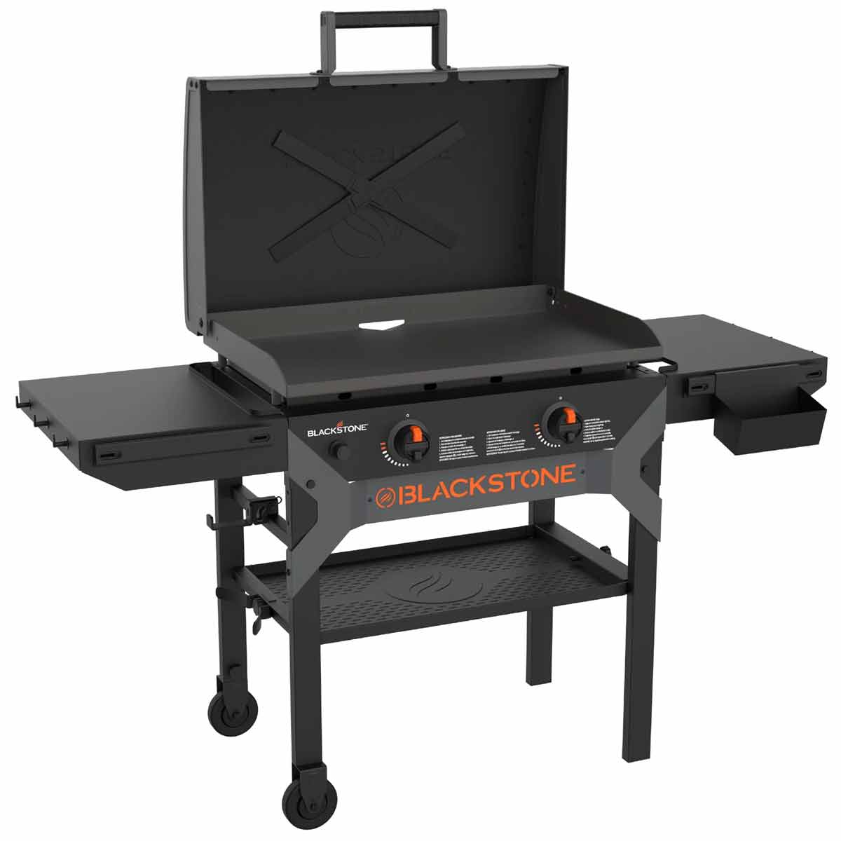 Plancha grill 28" Iron Forged med lokk 2 brennere 73 cm - Blackstone