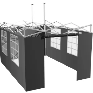 Sidevegger for 4,5x3 m grillpaviljong 4-delt sett - Grillfürst