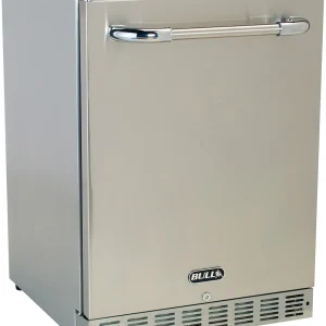Utekjøleskap Premium 138 liter rustfritt stål IPX4 - BULL